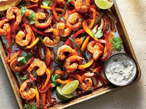 These 20 Minute Sheet Pan Shrimp Fajitas Are Perfect For Easy Weeknight Dinners Week Of Healthy
