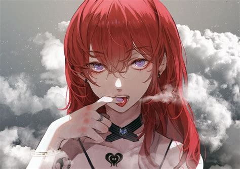 Pin By Annabelle On Cօմթlҽ Anime Redhead Red Hair Anime Characters