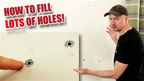 How To Fill Lots Of Holes In Walls Youtube