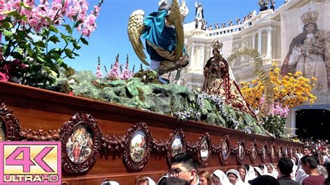 Salida Virgen Del Rosario 2019 Guatemala Nuevas Andas Youtube