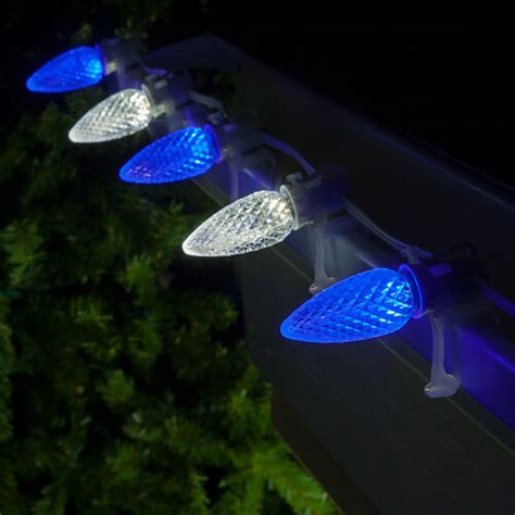 Christmas Lights C9 Cool White Blue Opticore Commercial Led