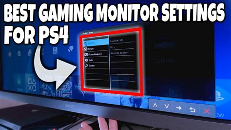 Best Gaming Monitor Settings For Ps4 My Exact Settings Youtube