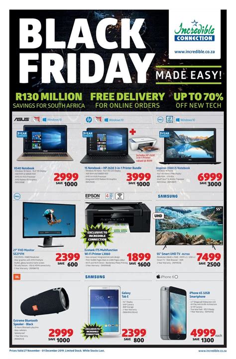 What Stores Are Having Black Friday Sales For 2022 - Incredible Connection Black Friday Deals 2020