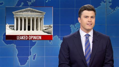 Watch Saturday Night Live Highlight Weekend Update Roe V Wade Leaked