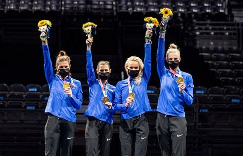 Women S épée Team Delivers Estonia’s First Olympic Gold Medal In 13 Years
