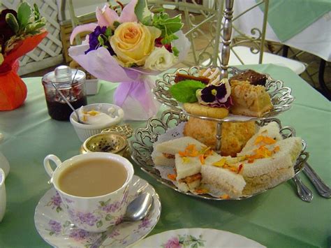 Afternoon Tea Tea Rose Garden By La And Oc Foodventures Via Flickr