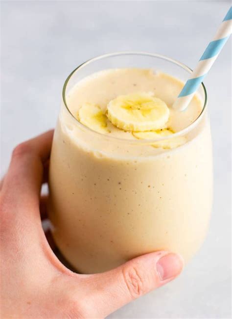 Easy And Healthy Peanut Butter Banana Smoothie Perfect For A