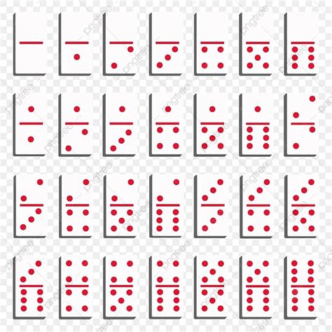 Ikon Vector Permainan Domino Putih Kartu Domino Domino 3d Domino