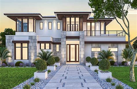 Ella Home Ideas House Design With Second Floor Balcony Two Story