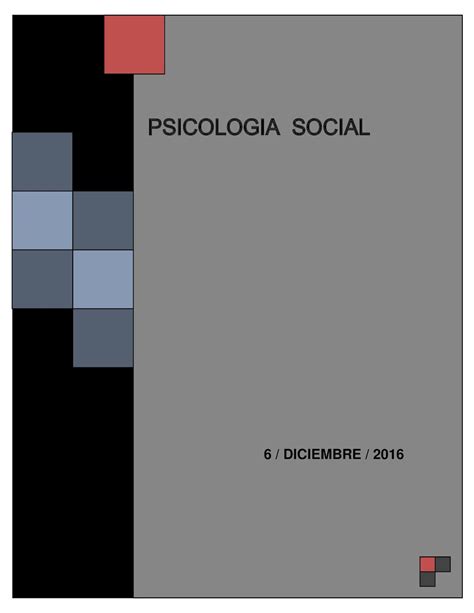 Calaméo Introduccion Y Conclusion De Psicologia Social