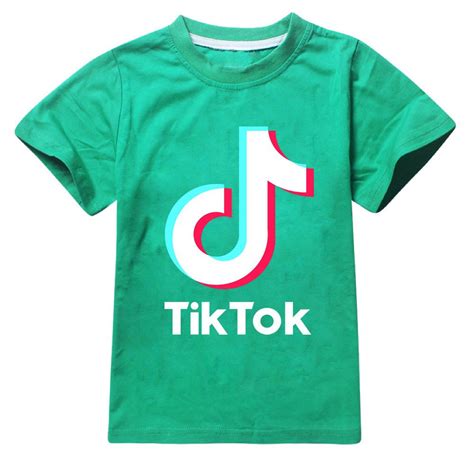 Tik Tok Kids Youth Cotton T Shirt 2020 Trendy Tik Tok Print Summer Tee