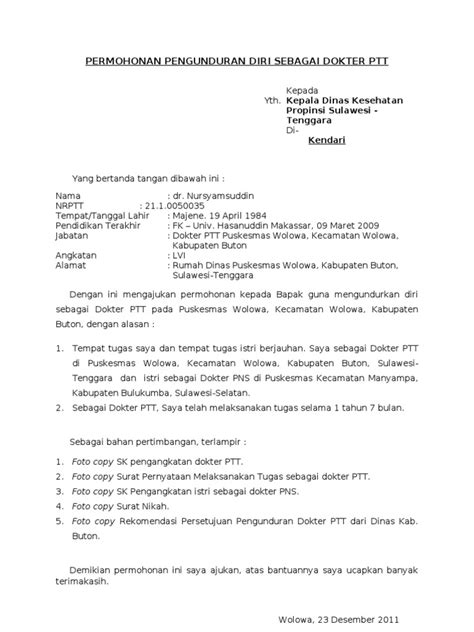 Surat ini digunakan ketika si pembuat ingin menjelaskan atau menegaskan sesuatu hal yang ada di dalam dirinya kepada pihak penerima. Contoh Surat Pernyataan Pengunduran Diri Dari Pns - Kumpulan Contoh Surat dan Soal Terlengkap