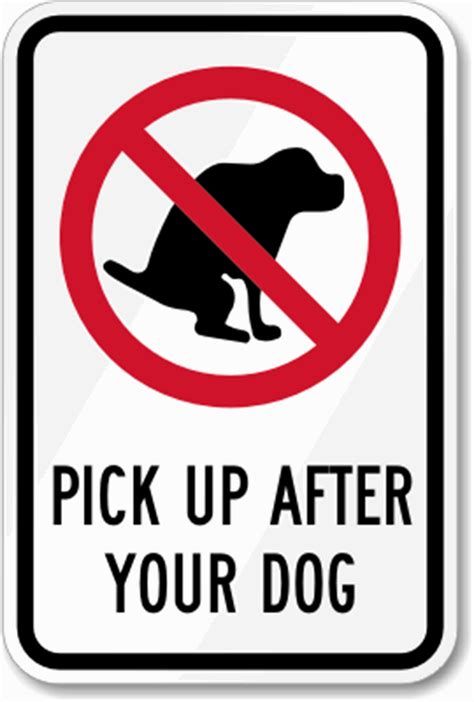Dog Clip Art Bone Pick Dog Sign Poop Signs Clipart Symbol Clean Poo