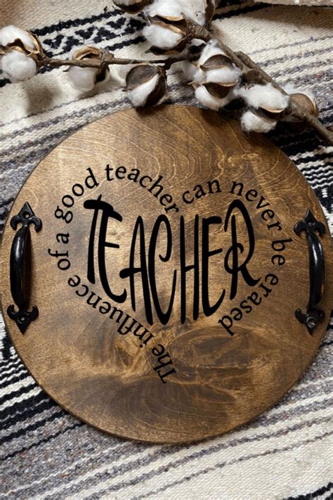 Teacher Appreciation Gifts Gifts For Teachers Wood Serving Trays Rustic Home Decor In
