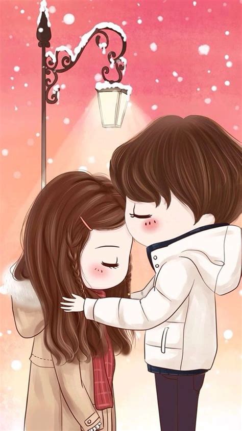40 Cute Cartoon Couple Love Images Hd Cute Love