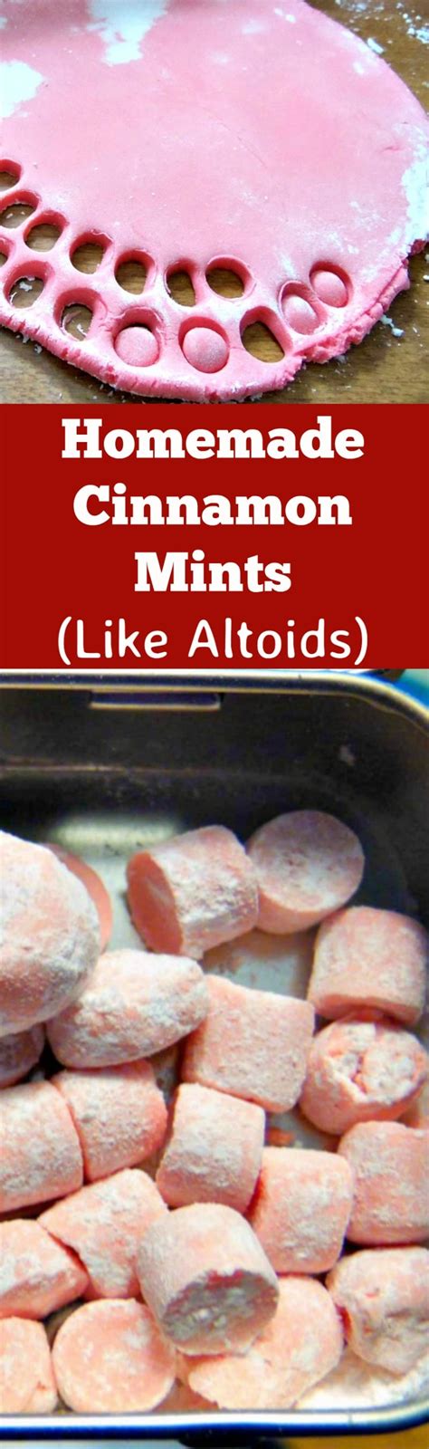 Homemade Cinnamon Mints Like Altoids Lovefoodies