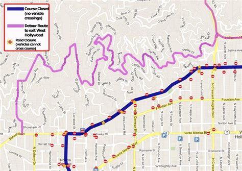 LA Marathon this Sunday - Be Aware of Street Closures | Melrose Trading ...