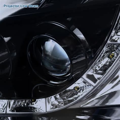 Spec D Projector Headlights Honda Civic Ek 96 98 R8 Led Style Black Or Smoke Projector