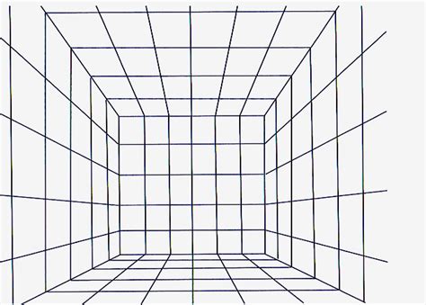 6 Best Images Of Perspective Drawing Grids Printable One Point