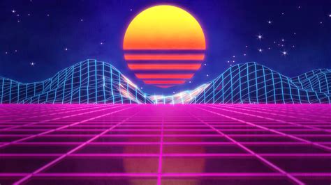 Sunset Synthwave Nature Hd 4k Hd Wallpaper Rare Gallery
