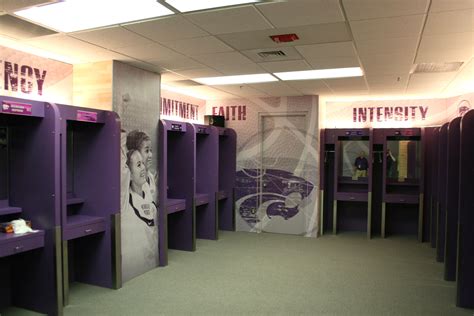 Kansas State University Womens Basketball Locker Room By Spencer