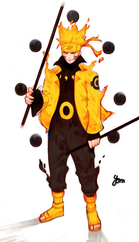 A Drawing Of A Man In Yellow And Black Outfit Holding Two Sticks With