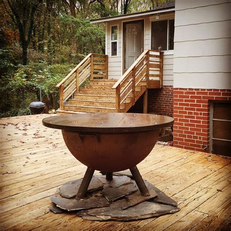 Gas Fire Pit Safe For Wood Deck Bulbs Ideas