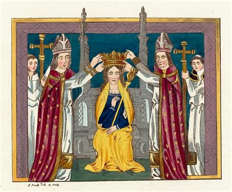 Coronation Of Anne Of Bohemia Stock Image Look And Learn