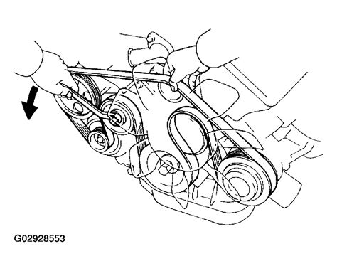 2004 Toyota Sequoia Serpentine Belt Routing And Timing Belt Diagrams