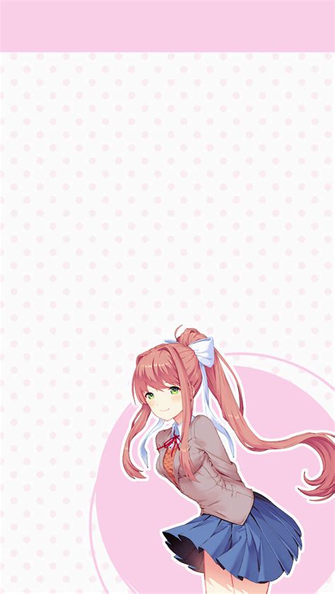 🔥 Free Download Doki Doki Literature Club Monika Phone Wallpapers X