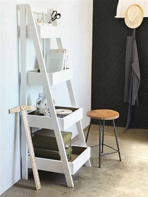 How To Make A Ladder Storage Shelf In 9 Simple Steps Ladder Storage