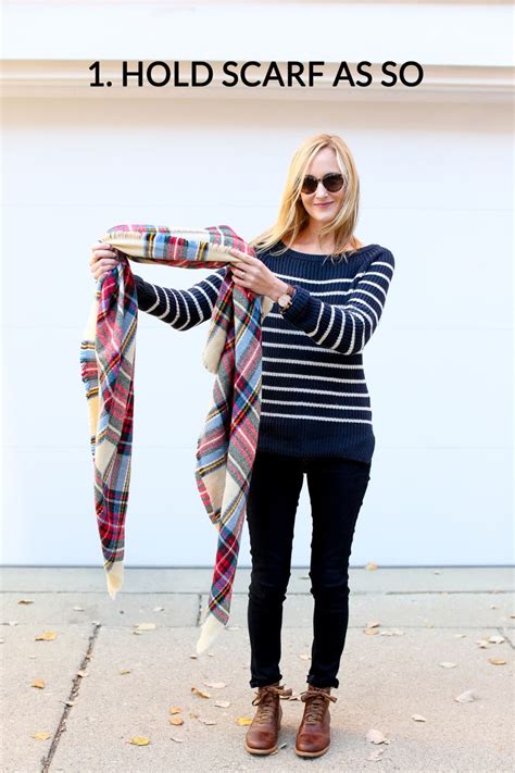 How To Tie A Blanket Scarf How To Wear A Blanket Scarf Fashion Ways