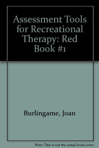 Assessment Tools For Recreational Therapy Red Book 1 2nd