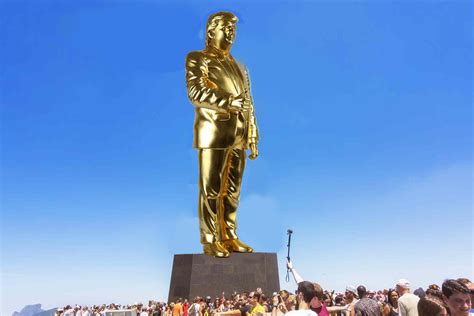 Evangelicals Build Golden Trump Statue As Covid19 Cure Damascus Dropbear