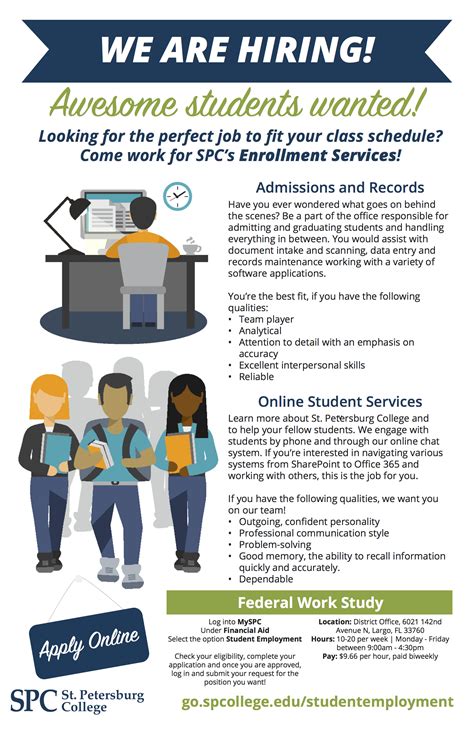 Work-Study Job Opportunities - Careers & Internships