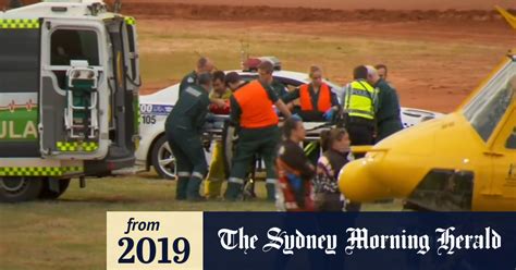 Video Perth Teenagers Lucky Escape After Speedway Crash