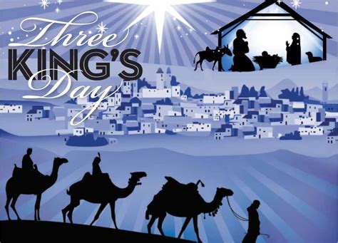 Zes Januari Driekoningendag Christians Celebrate Epiphany Or Three Kings Day On January