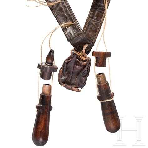 Sold Price A German Musketeer Bandolier 1st Half Of The 17th Century