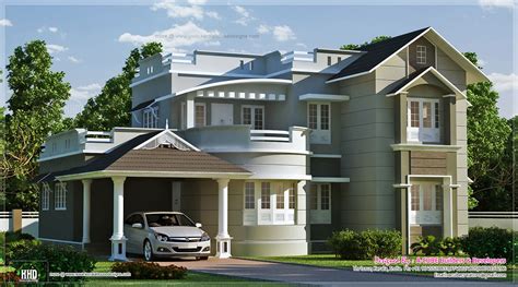 New style home exterior in 1800 sq.feet - Kerala home ... Exterior paint colors for house.