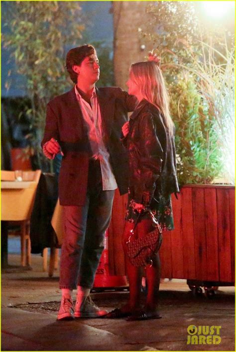 Cole Sprouse Shares Steamy Kiss With Girlfriend Ari Fournier During Date Night Photo 4562362