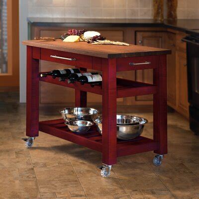 Find kitchen islands on wheels and kitchen carts at big lots. Red Kitchen Islands & Carts You'll Love in 2020 | Wayfair