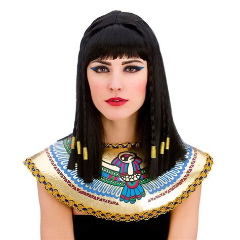 Ladies Cleopatra Wig For Egyptian Ancient Queen Fancy Dress Cosplay