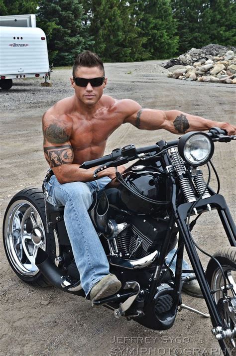 Muscle Guy Motorbike § Motorbiking Sexy