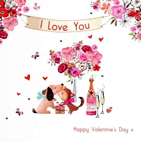 I Love You Happy Valentines Day Card Cards
