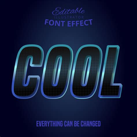 Cool Text Editable Font Effect 698933 Vector Art At Vecteezy
