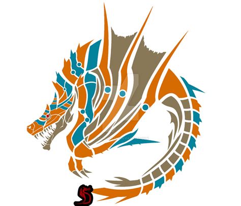 #mhrise out now on nintendo switch! Tigrex Circular Emblem by Zanshinretsu on @DeviantArt ...