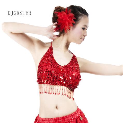 djgrster stage performance luxury belly dancing egyptian costumes oriental style sequins bra