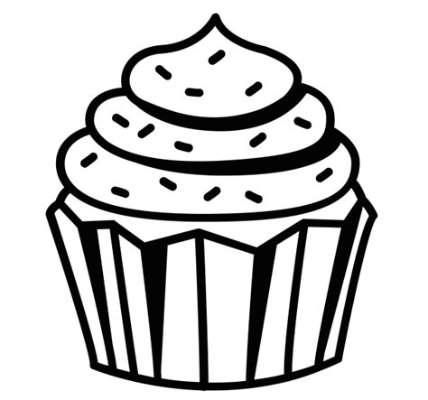 Muffin clipart simple cupcake, Muffin simple cupcake ...