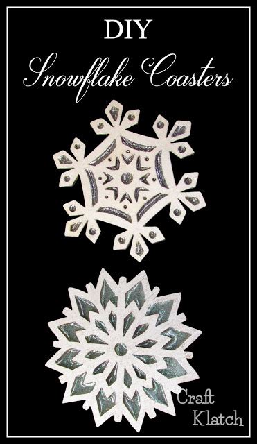 Craft Klatch Diy Snowflake Coasters ~ Another Coaster