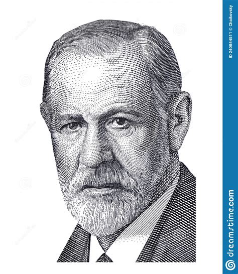 Sigmund Freud Portrait From Austria Schilling Banknote Austrian Famous